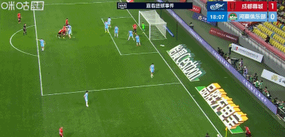 开云下载-半场:成都1-0河南,索罗金头球破门